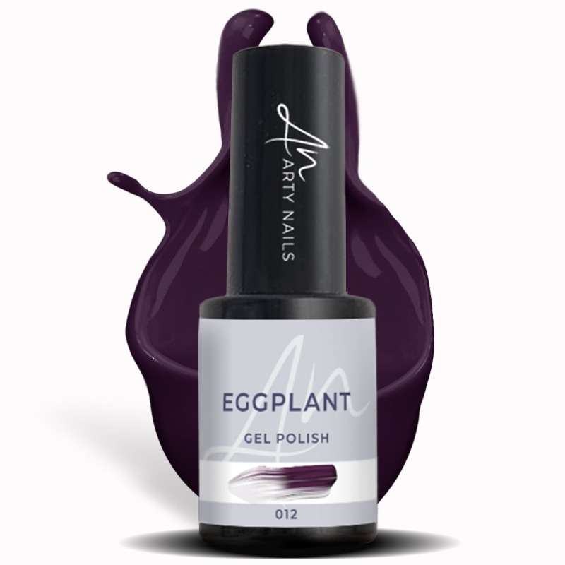 ARTY NAILS GEL POLISH 012. EGGPLANT 5 ml