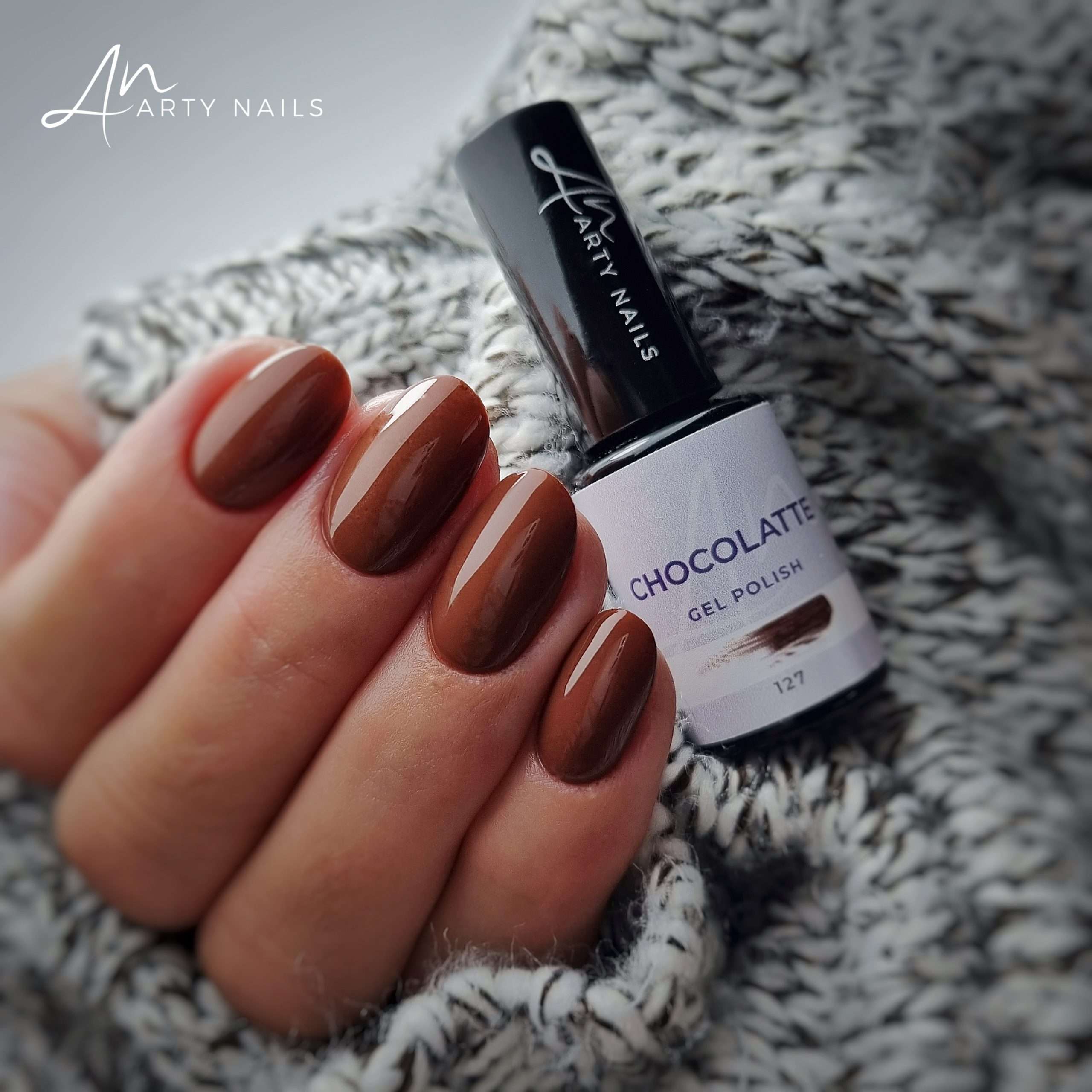 ARTY NAILS GEL POLISH 127. CHOCOLATE 5 ml - Image 2