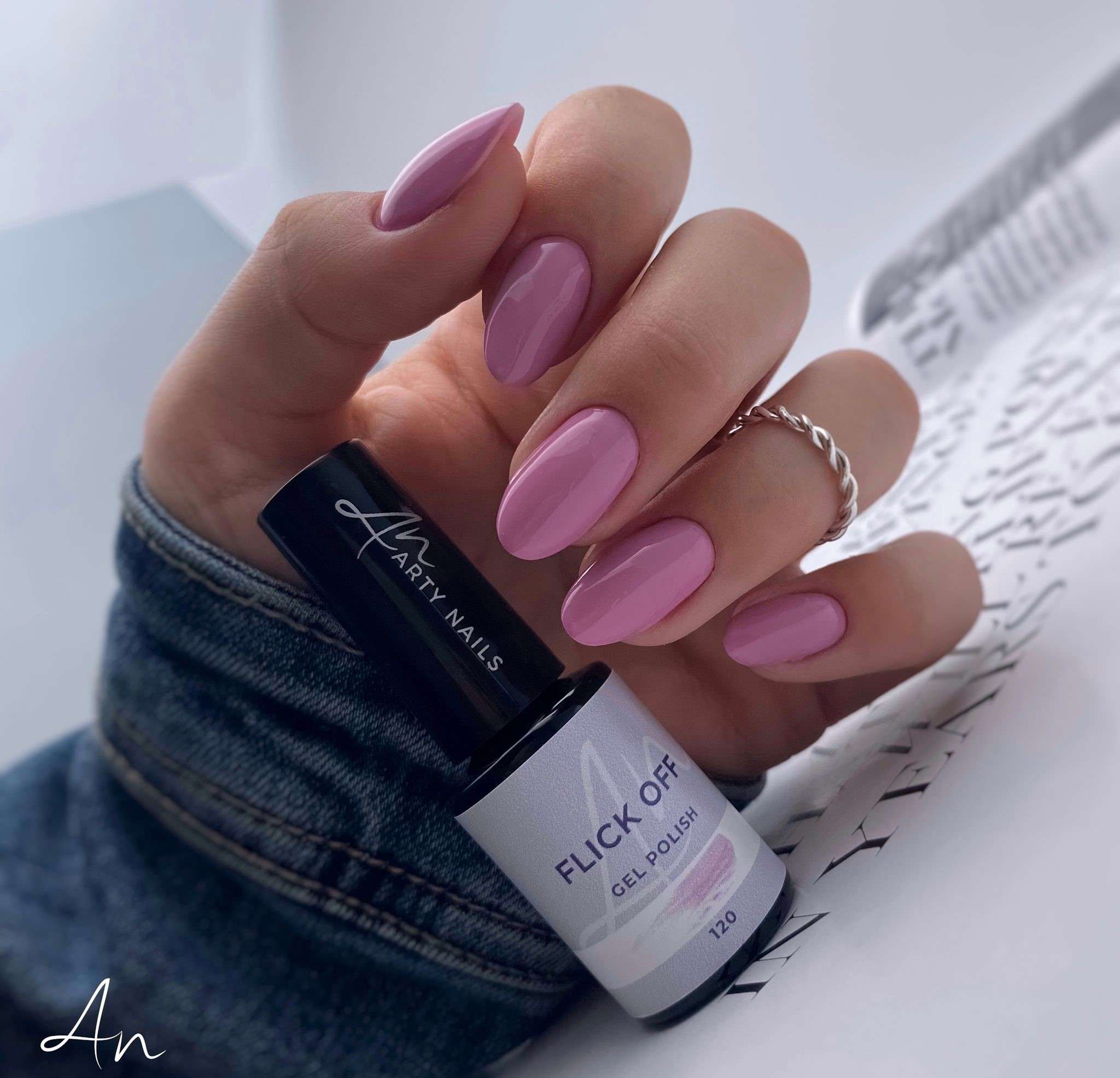 ARTY NAILS GEL POLISH 120. FLICK OFF 5 ml - Image 3