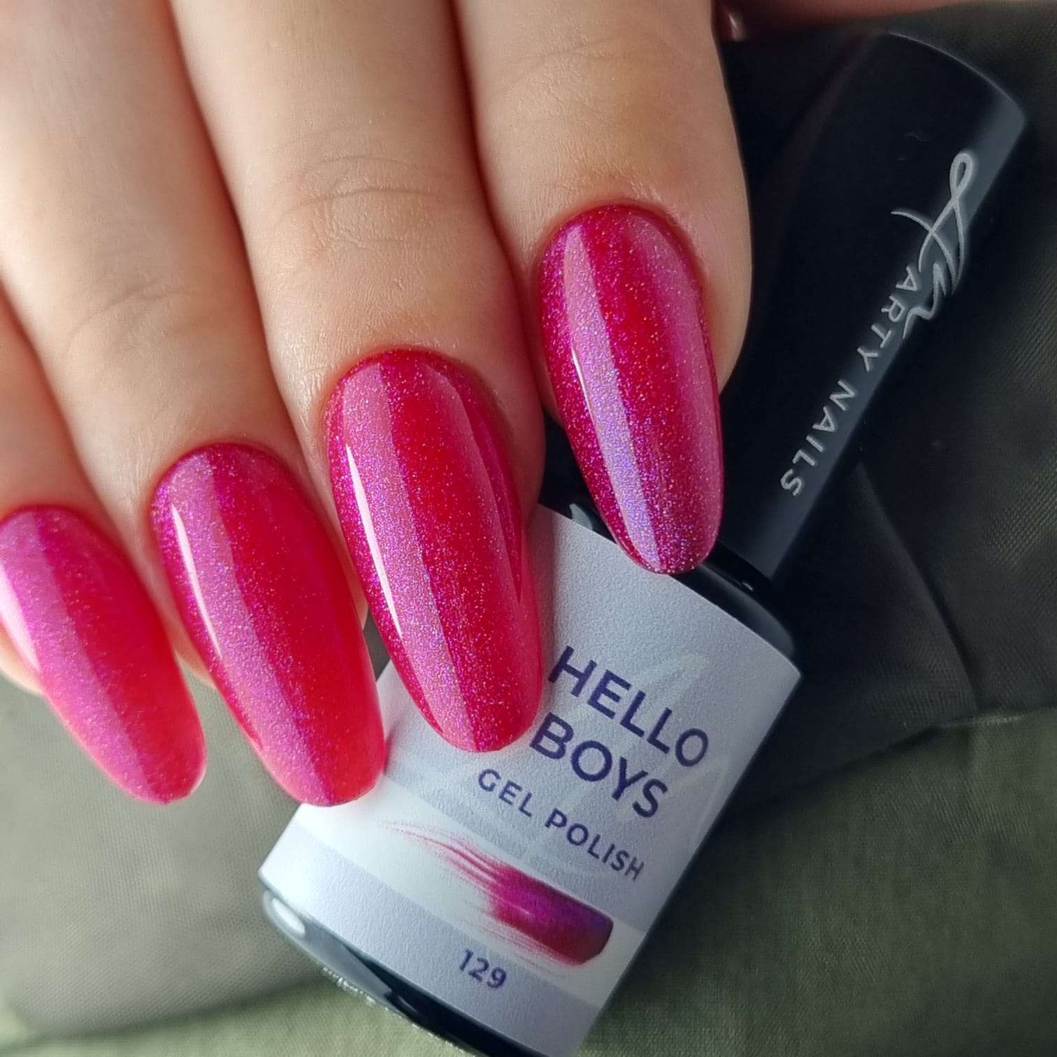 ARTY NAILS GEL POLISH 129. HELLO BOYS 5 ml - Image 3