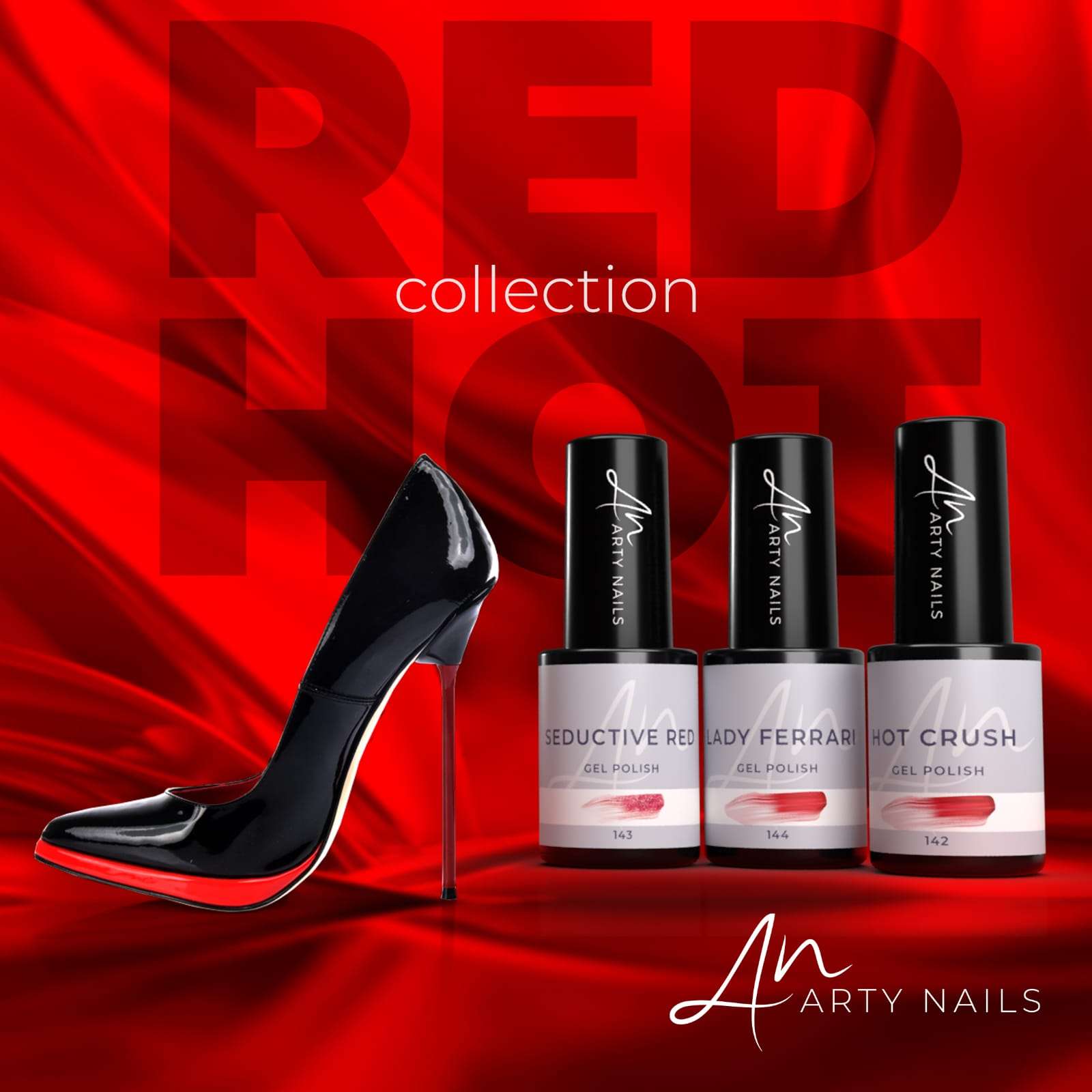 ARTY NAILS RED HOT COLLECTION (3x5ml)
