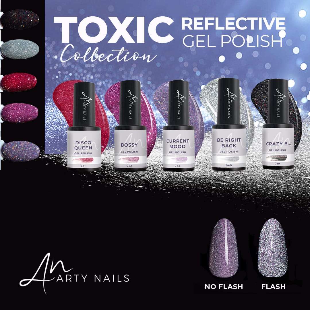 ARTY NAILS TOXIC & TOXIC 2 GEL POLISH COLLECTION (11x5ml)
