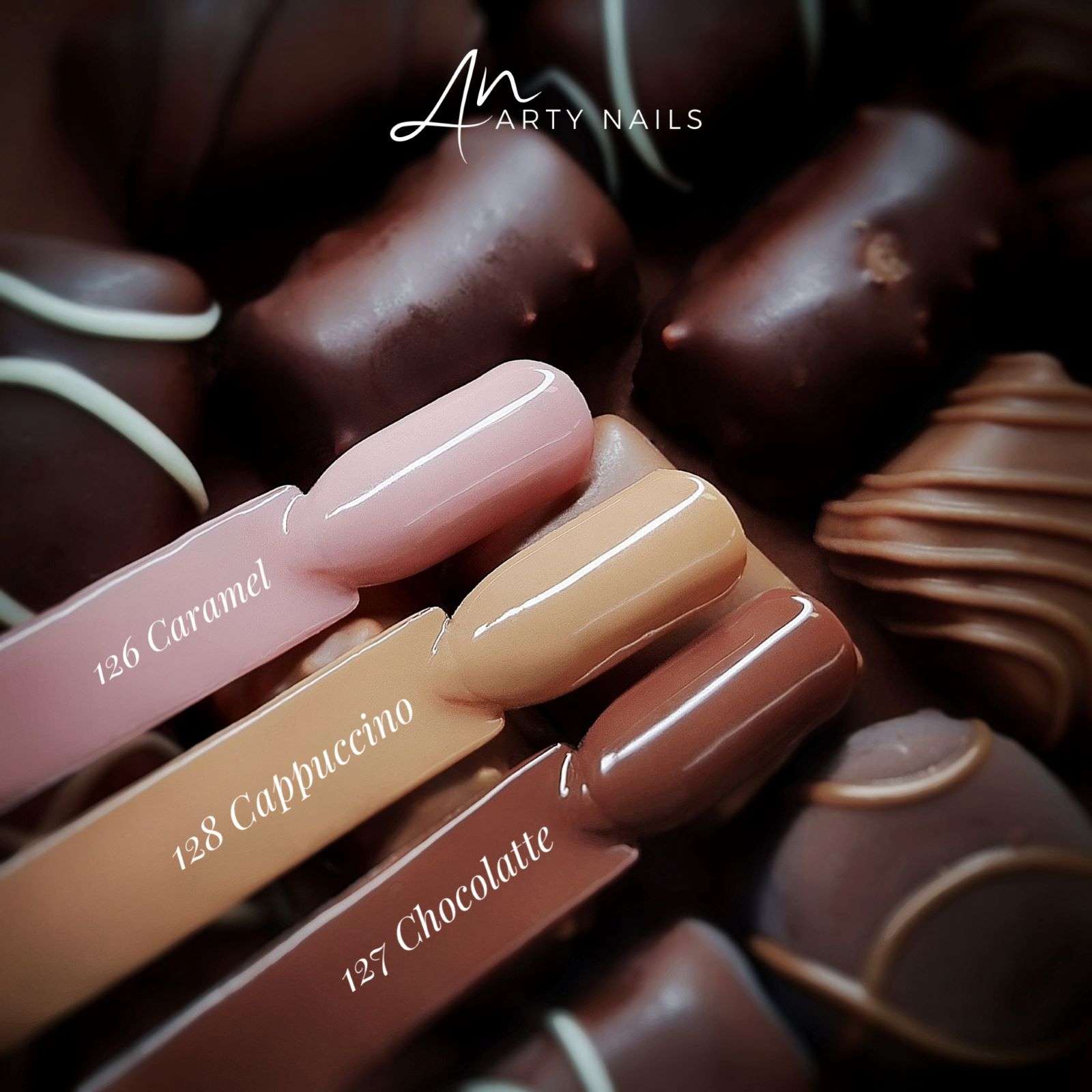 ARTY NAILS GEL POLISH 127. CHOCOLATE 5 ml - Image 4