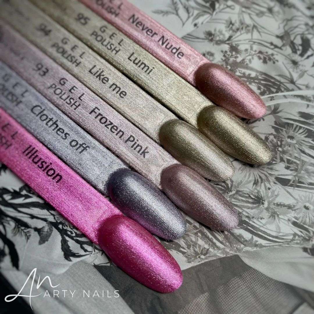 ARTY NAILS FANTASY NUDE GEL POLISH COLLECTION (6x5ml) - Image 3