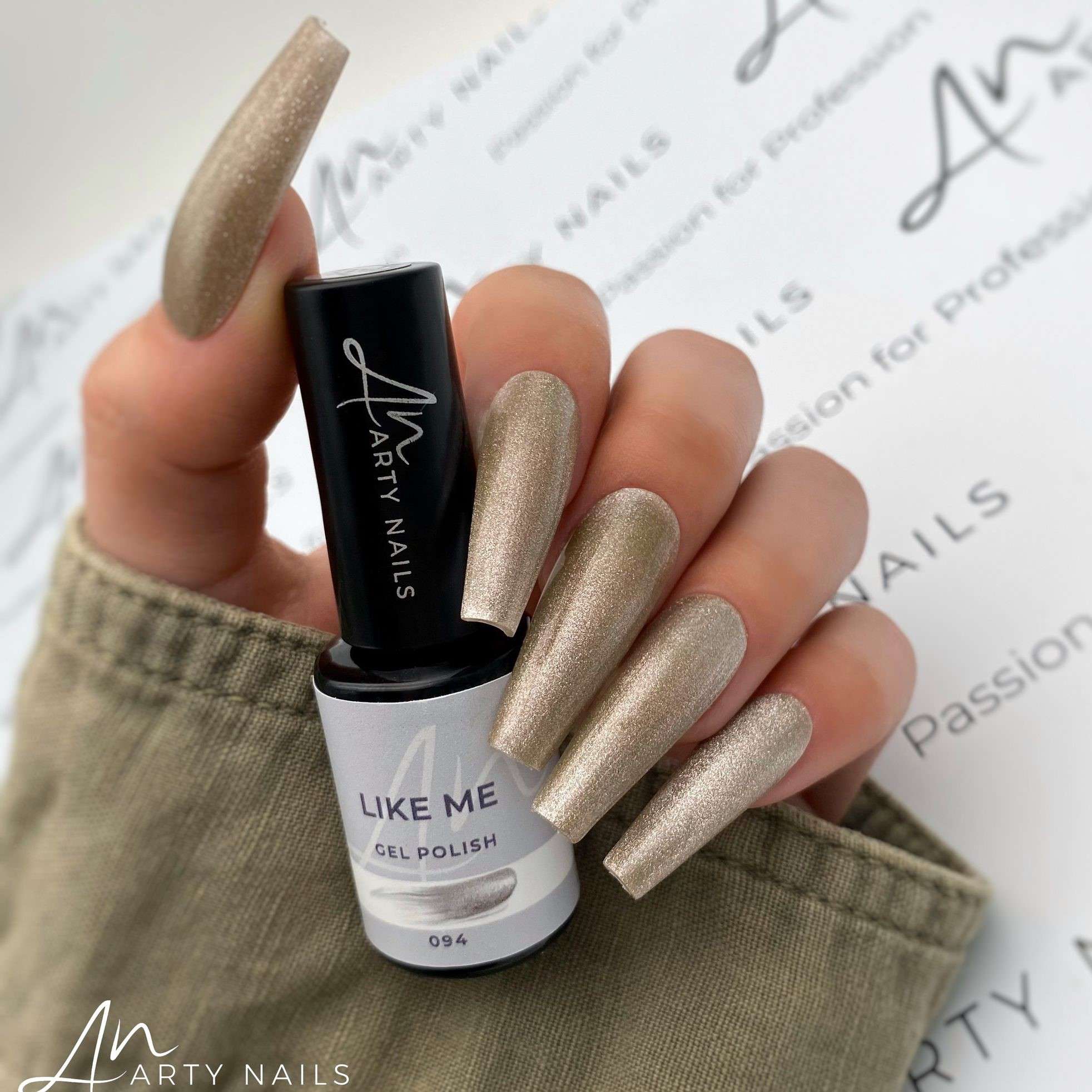 ARTY NAILS GEL POLISH 094. LIKE ME 5 ml cat eye - Image 2