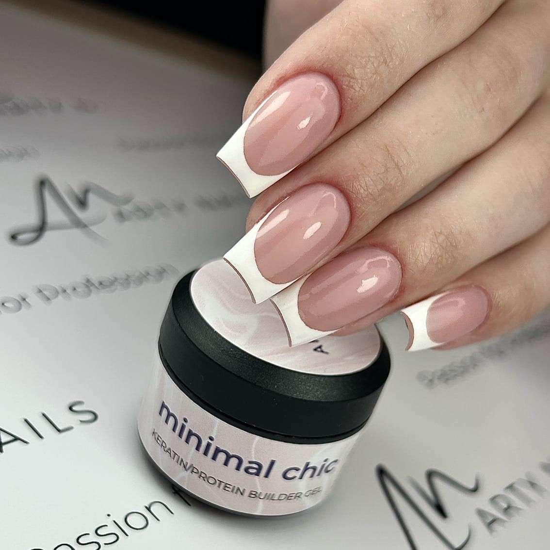 ARTY NAILS MINIMAL CHIC KERATIN/PROTEIN BUILDER GEL 5 ml - Image 5