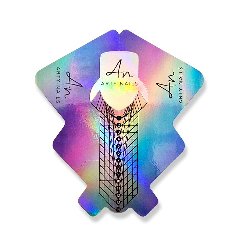 ARTY NAILS 2 in 1 FORMS/TEMPLATES FOR NAILS BOX 150 pcs