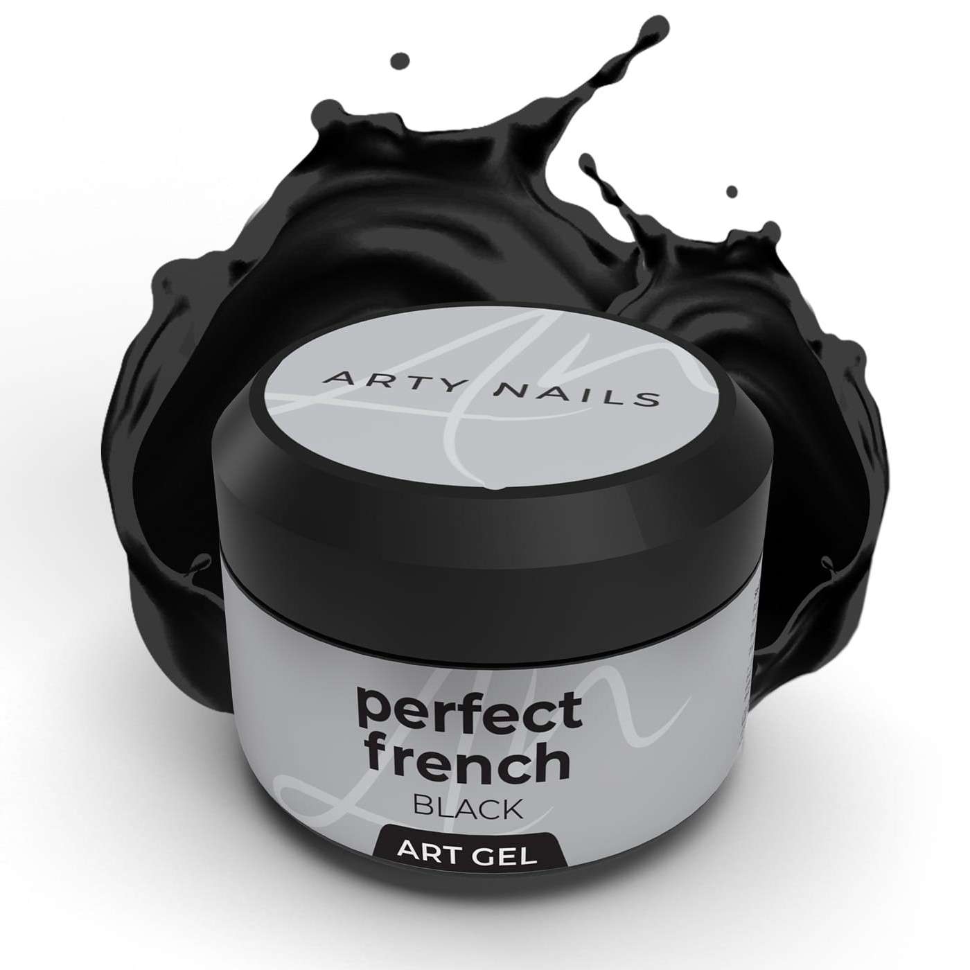 ARTY NAILS PERFECT FRENCH BLACK ART GEL 5 ml