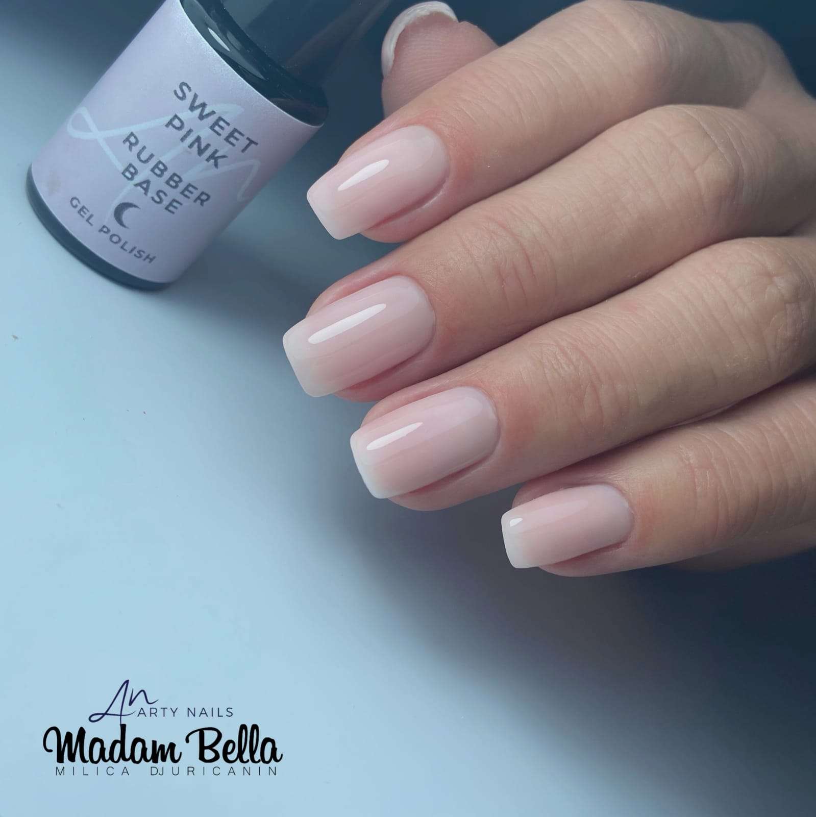 ARTY NAILS SWEET PINK RUBBER BASE 30 ml - Image 4