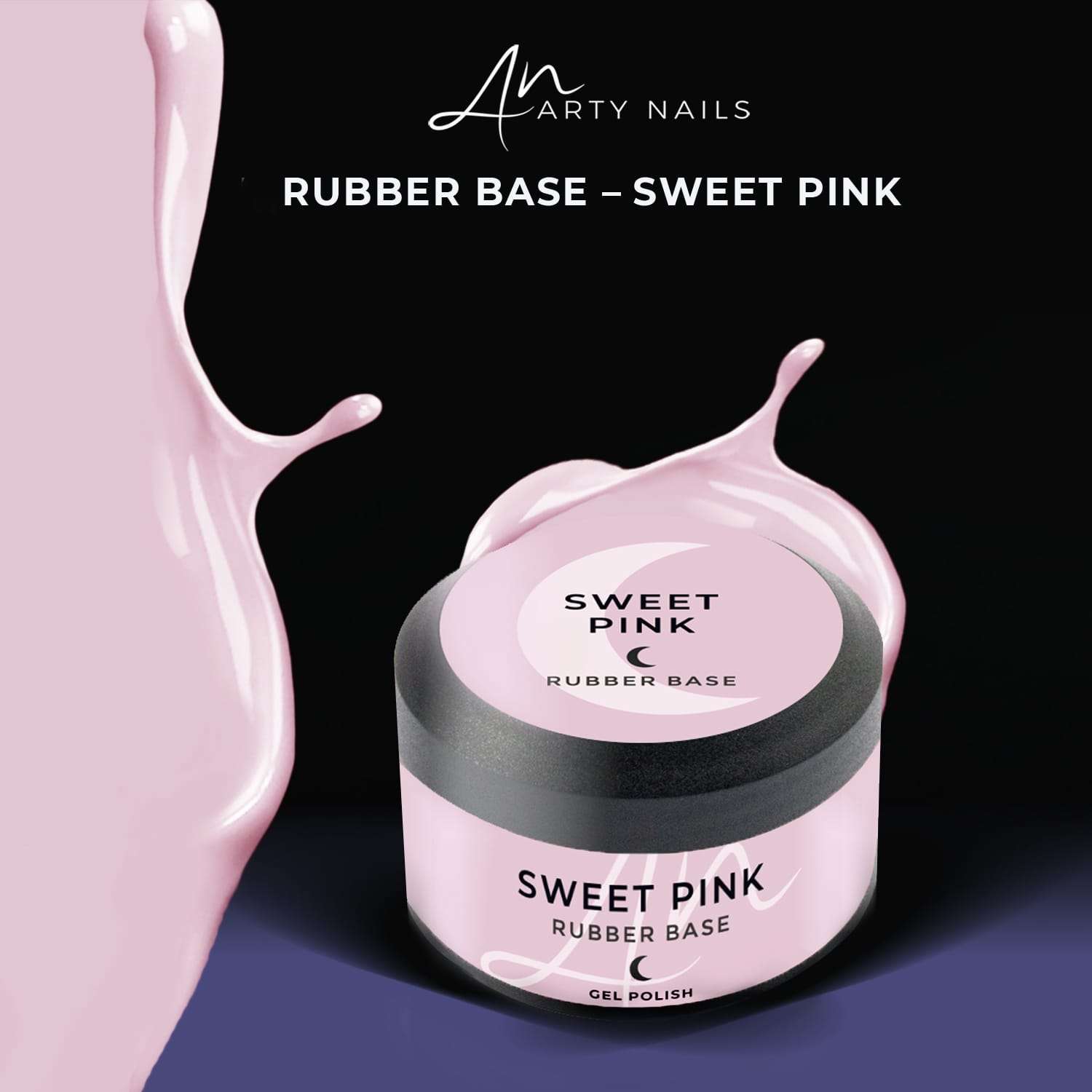 ARTY NAILS SWEET PINK RUBBER BASE 30 ml - Image 6