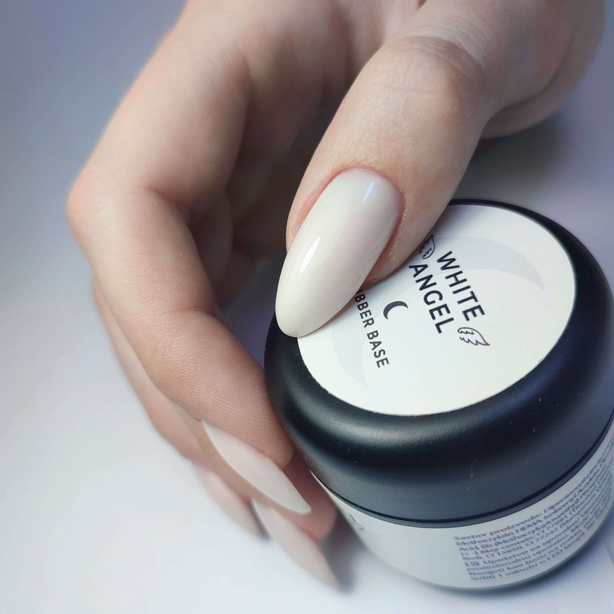 ARTY NAILS WHITE ANGEL RUBBER BASE 30 ml - Image 6