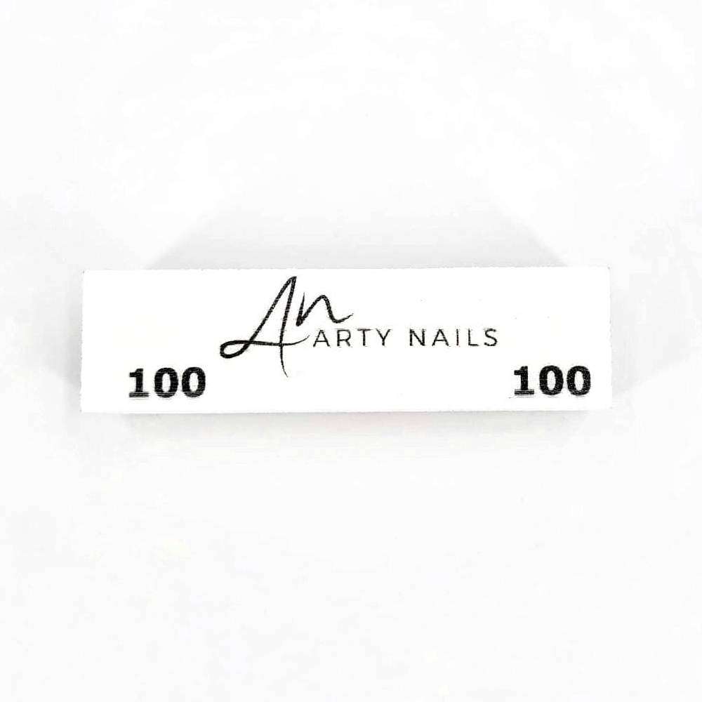 ARTY NAILS POLISHING BLOCK WHITE 100/100 10pcs
