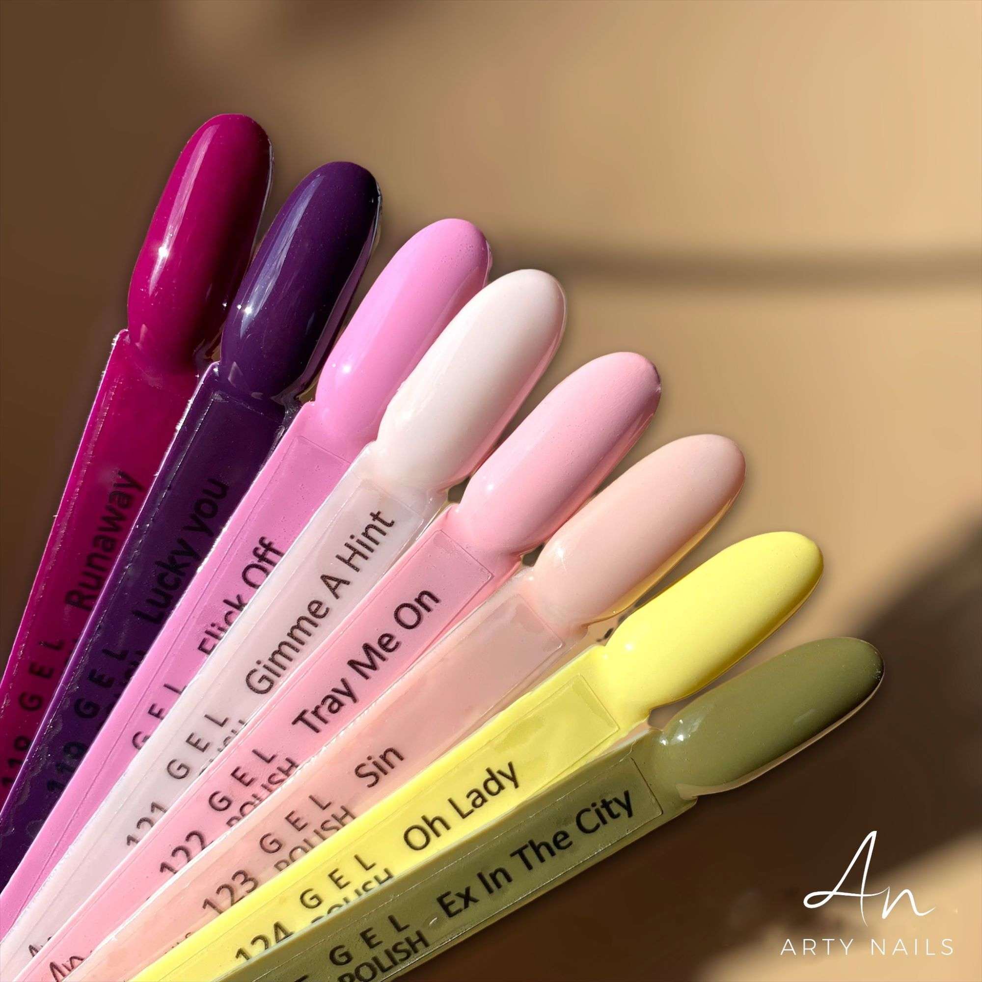 ARTY NAILS 'GLAM ANGEL' GEL POLISH COLLECTION (8x5ml) - Image 7